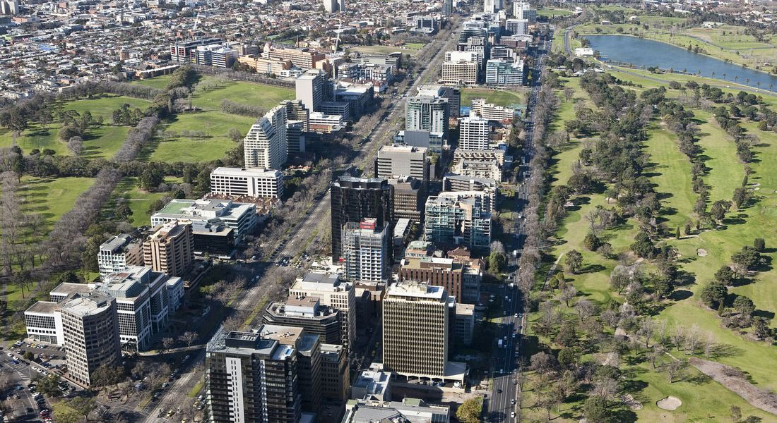 St Kilda Road Melbourne Photo